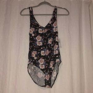 American Eagle floral bodysuit